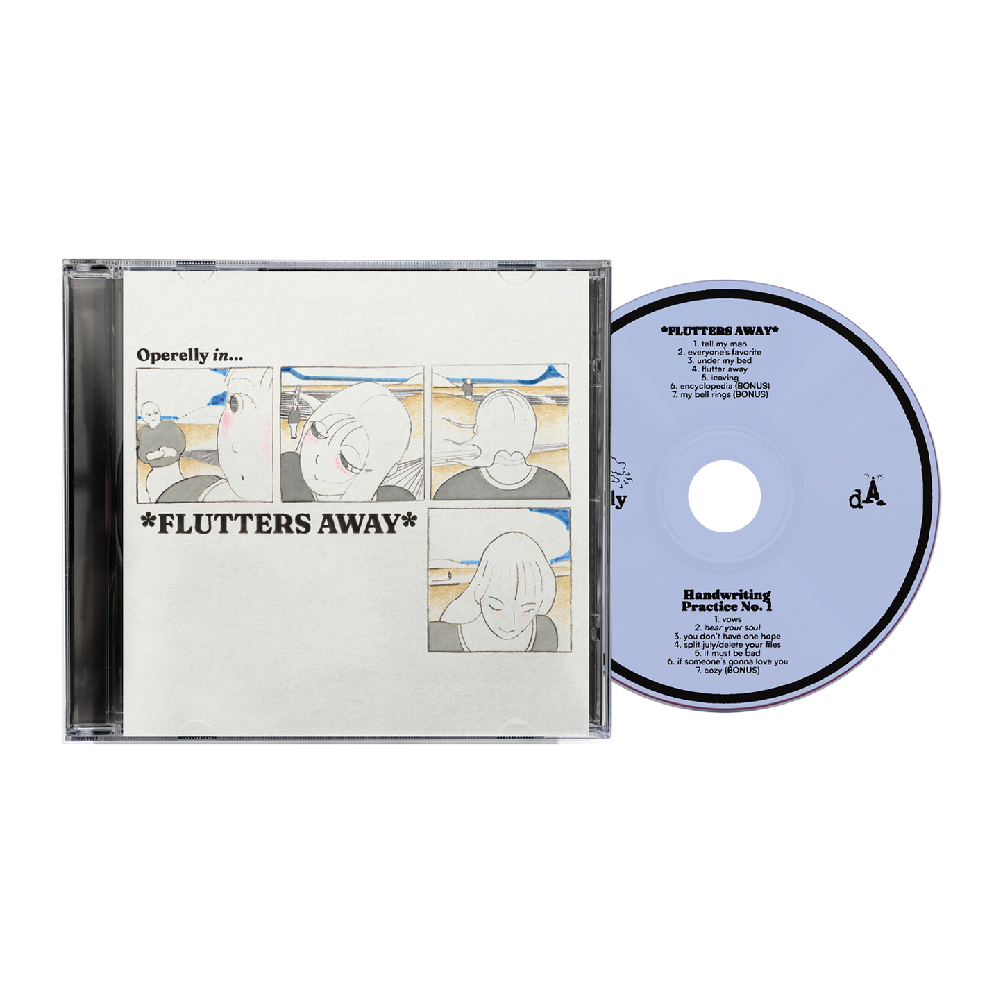 *FLUTTERS AWAY* + Handwriting Practice No.1 - CD