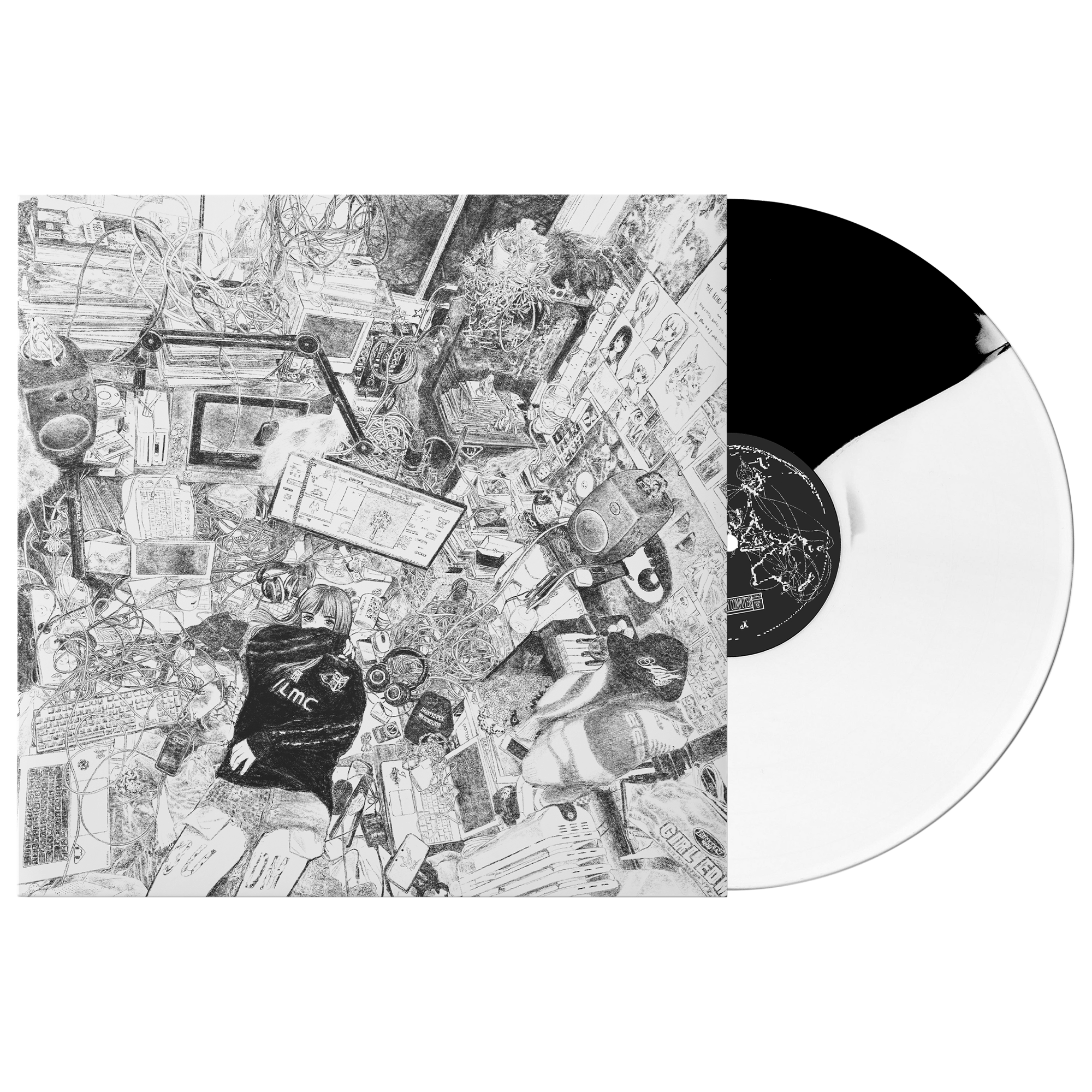 dA - 022 ] Ninajirachi - “I Love My Computer” Vinyl- Black + White