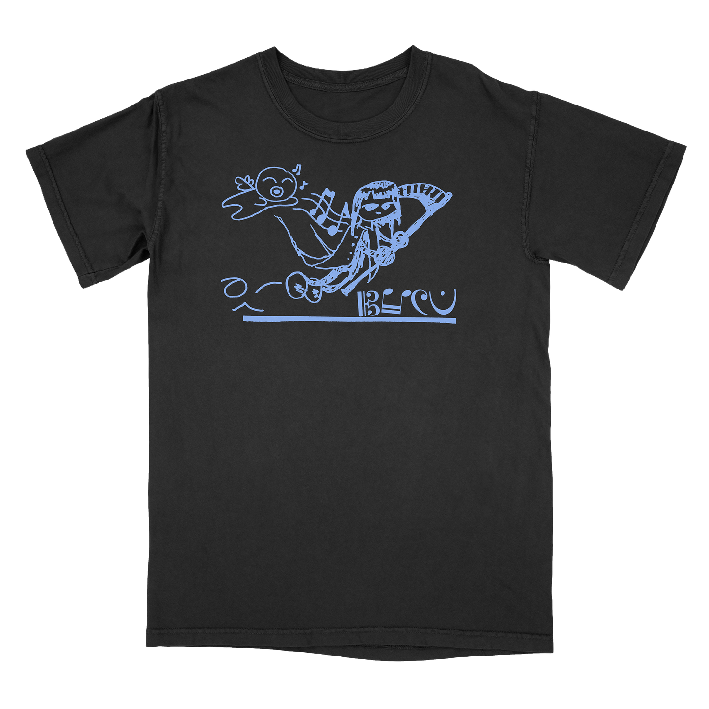 Angel Note Black Tee