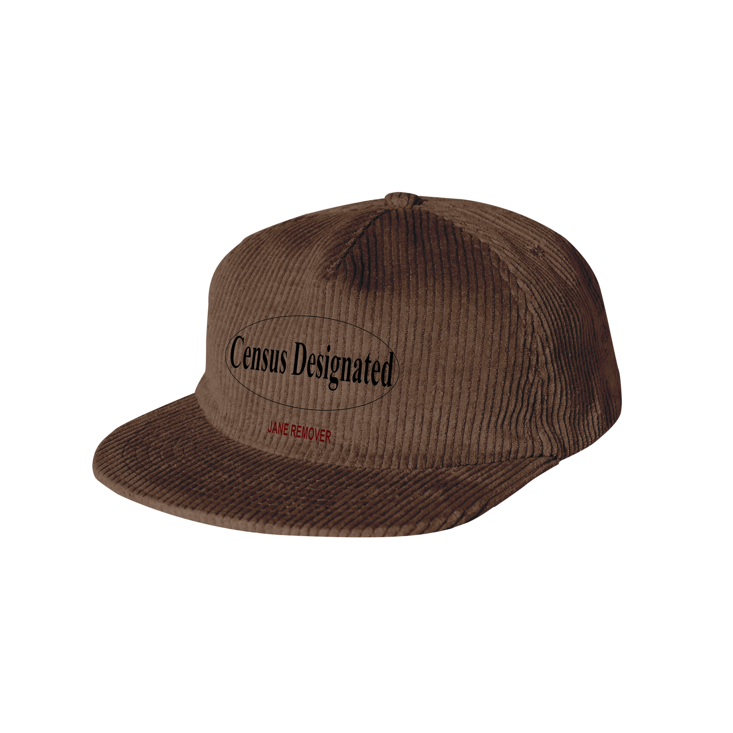 Census Designated Embroidered Walnut Hat