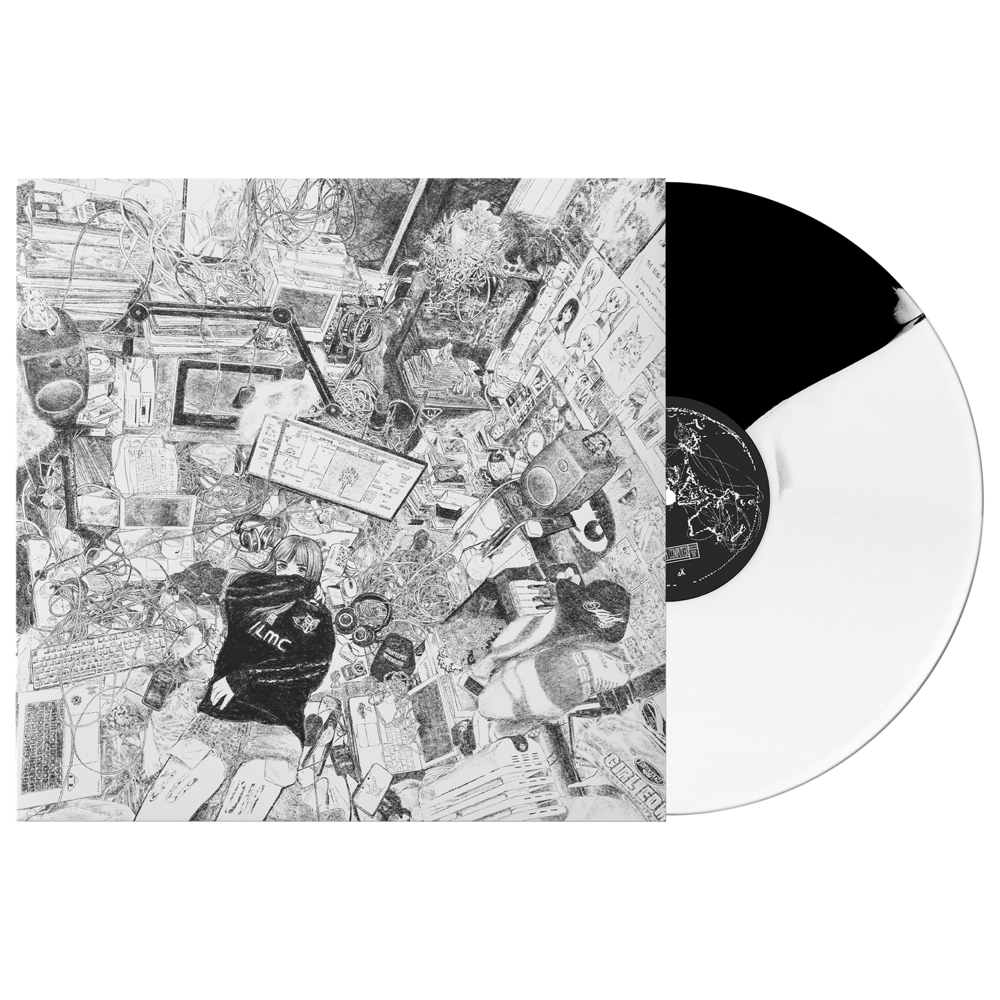 [ dA - 022 ] Ninajirachi - “I Love My Computer” Vinyl- Black + White Variant