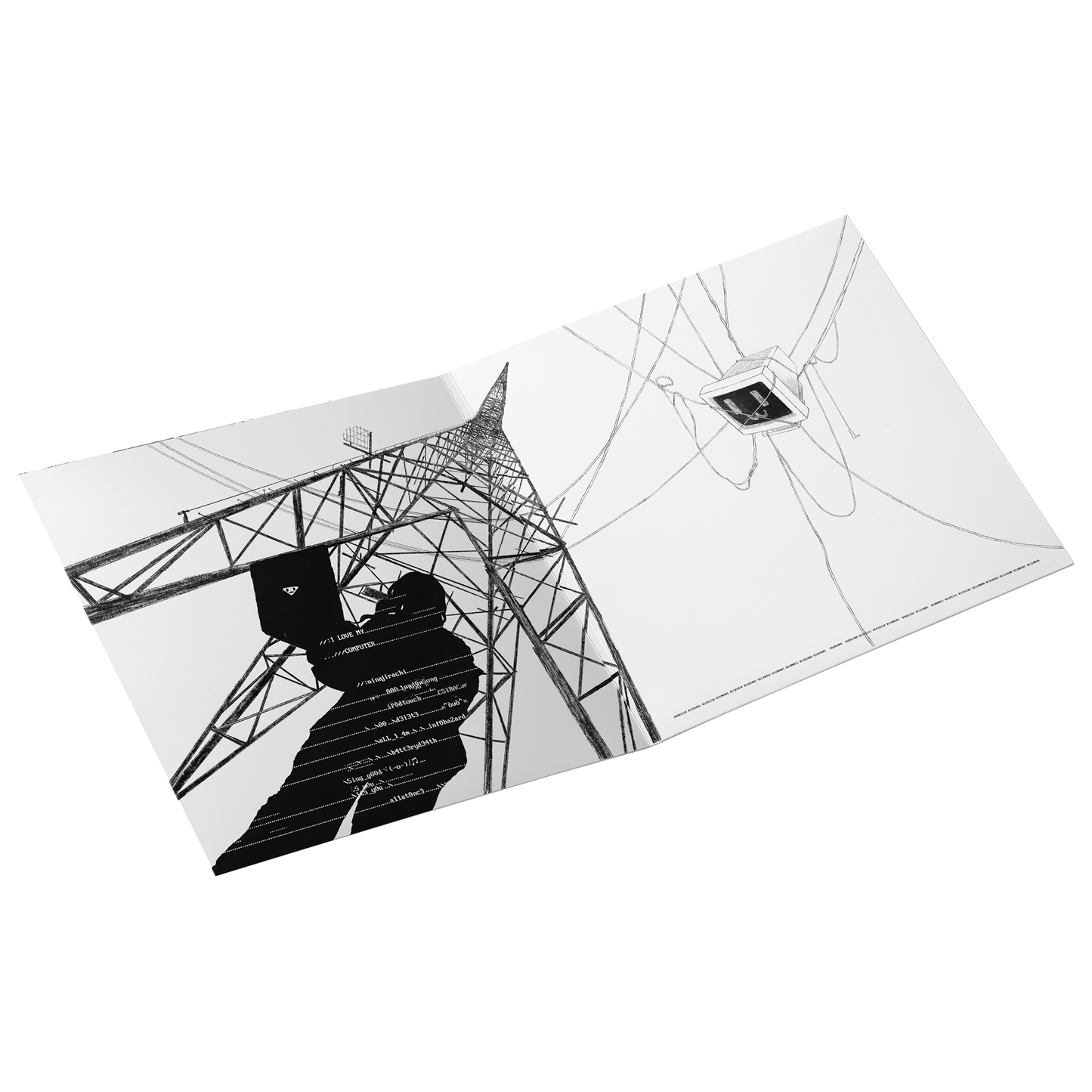 [ dA - 022 ] Ninajirachi - “I Love My Computer” Vinyl- Black + White Variant