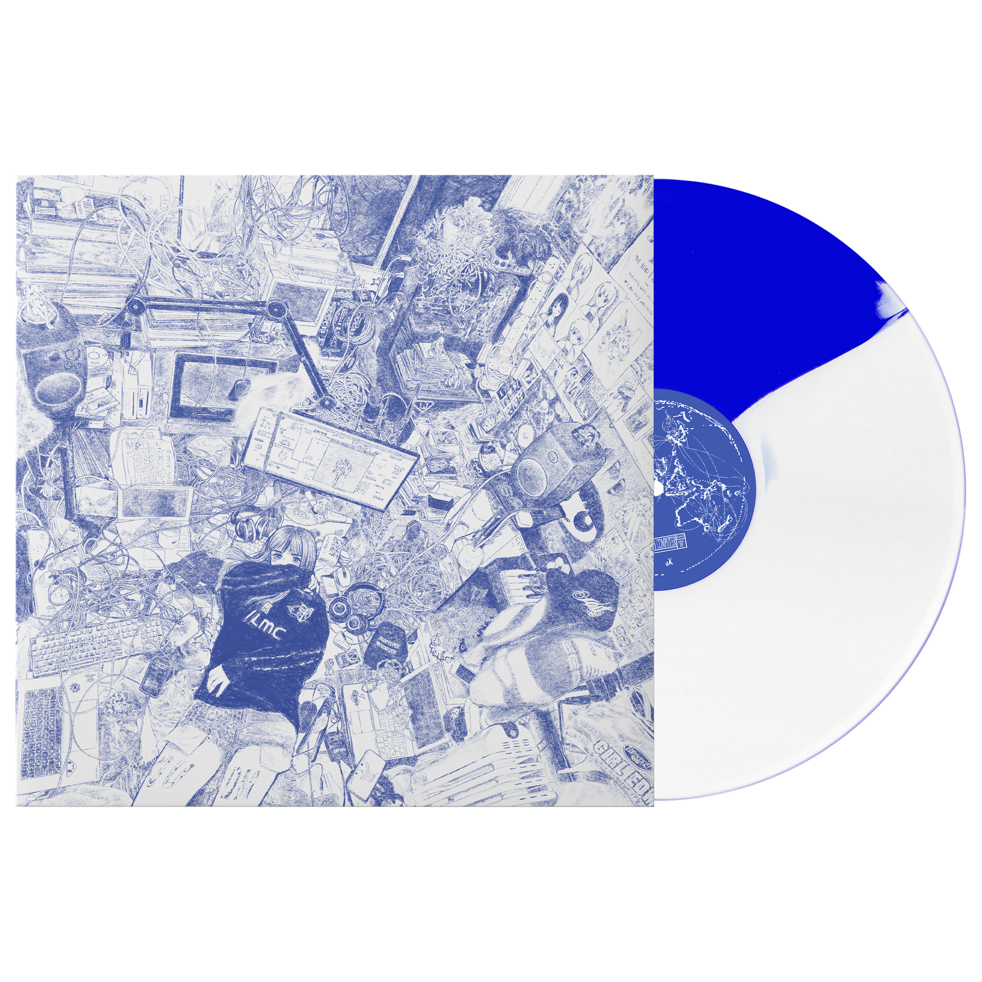 dA - 022 ] Ninajirachi - “I Love My Computer“ Vinyl- Blue + White